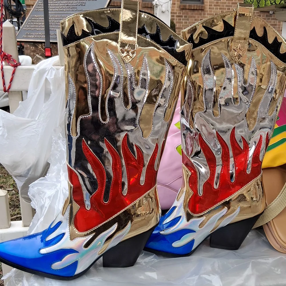 Colorful Women's Boots - Picture 5 of 11